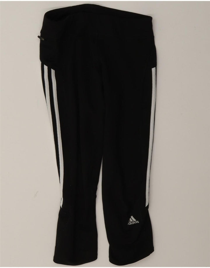 Adidas ženske Climalite Capri tajice UK 8 male crne poliesterske