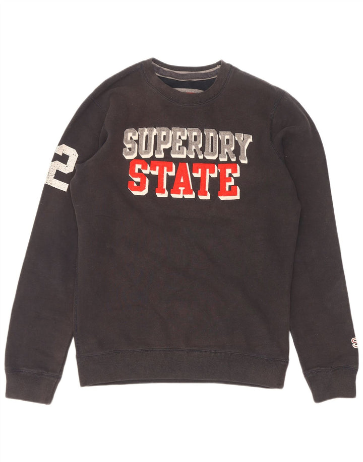 Superdry muška majica s grafičkim motivima Mali crni pamuk