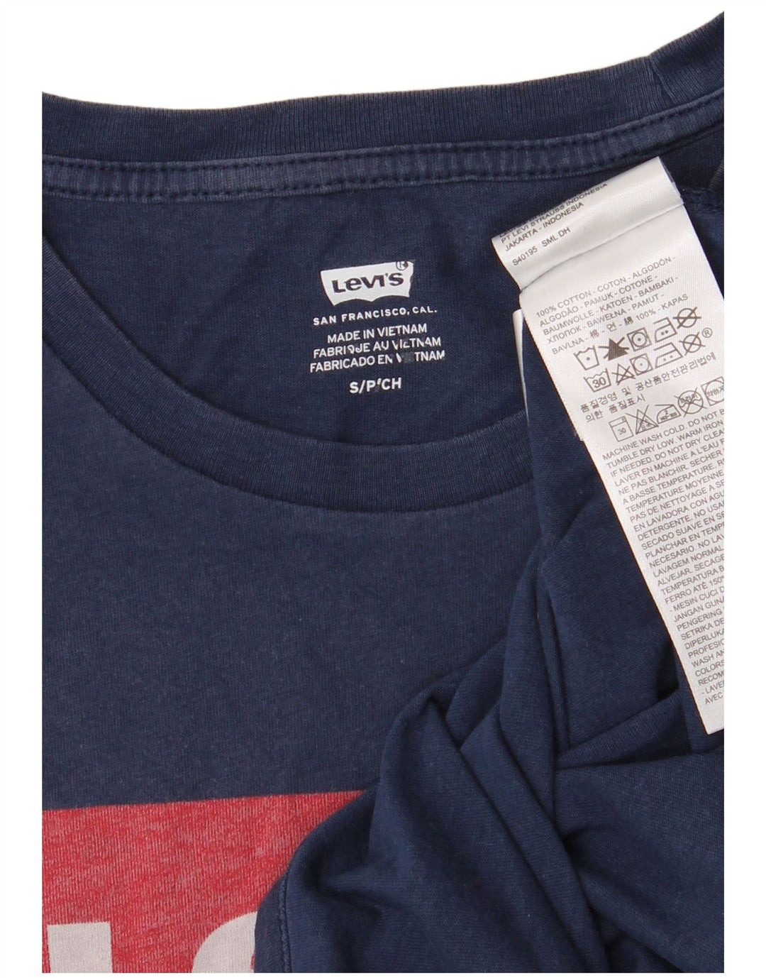 LEVI'S muška majica kratkih rukava s grafičkim motivima, mala tamnoplava pamuk