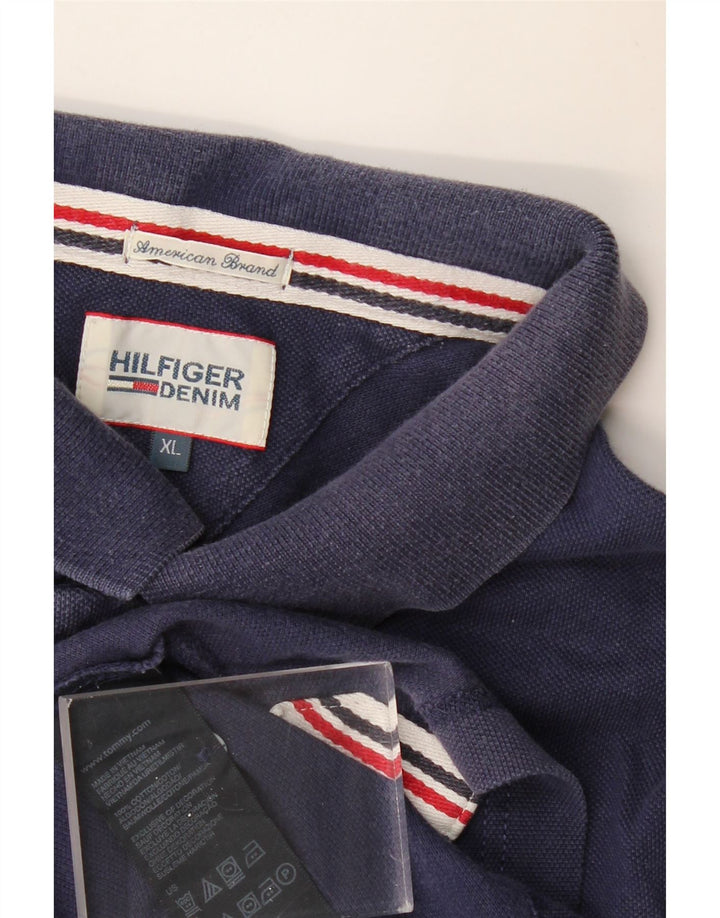 TOMMY HILFIGER Muška polo majica XL tamnoplavi pamuk