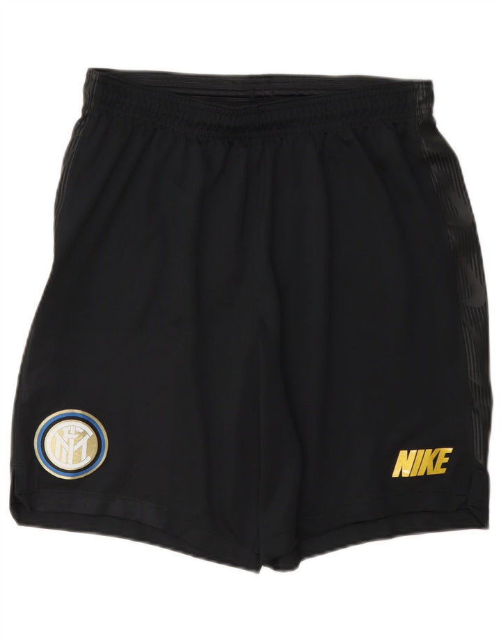Nike muške sportske kratke hlače Inter Milan srednje crne boje od poliestera