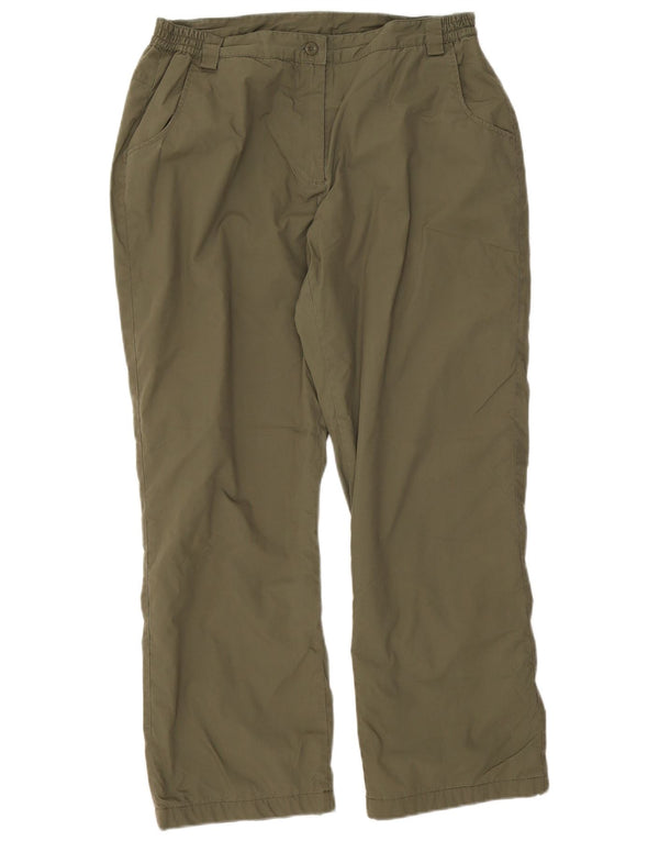 Mountain Warehouse Ženske planinarske hlače UK 14 Large W32 L28 Kaki