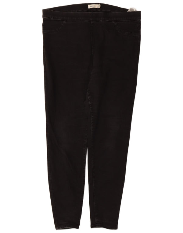 Marks & Spencer ženske jegging traperice UK 18 XL W34 L27 crni pamuk