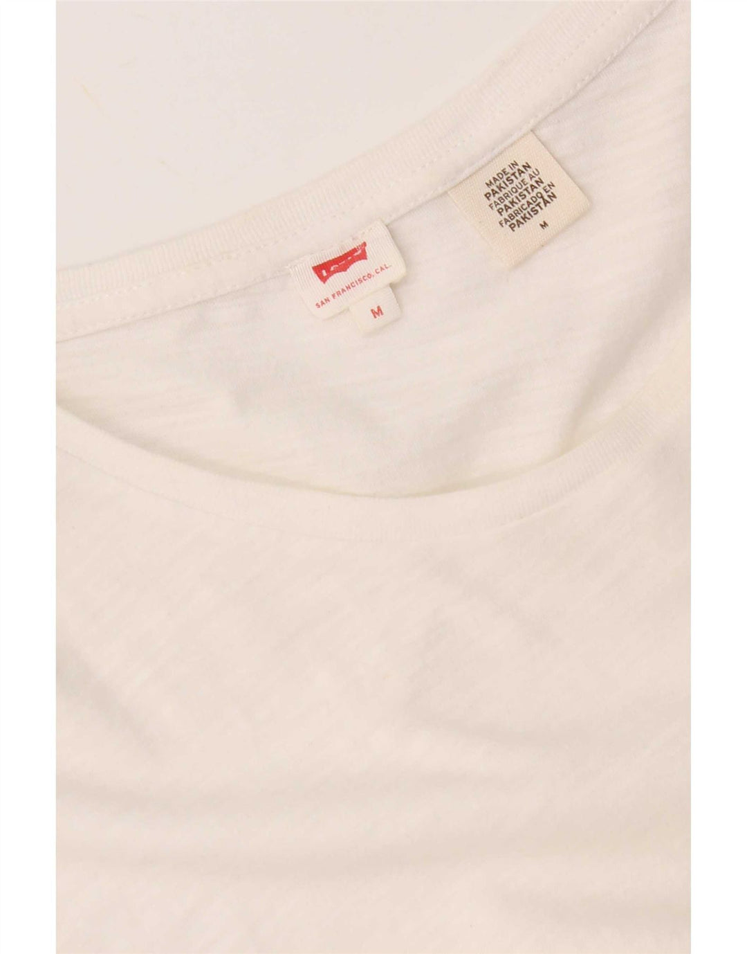 Levi's ženska majica kratkih rukava UK 14 srednje bijele mrlje