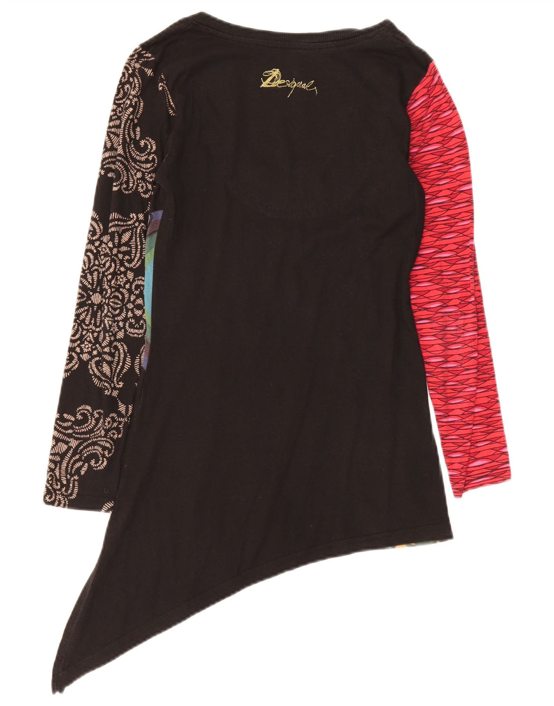 DESIGUAL Ženska grafička majica tunike UK 10 malih raznobojnih cvjetova