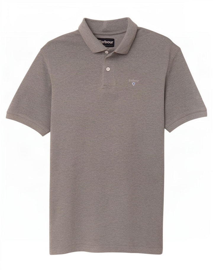 Barbour muška polo majica Large Grey Cotton