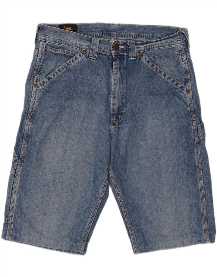 Lee muške Cargo Cargo traper kratke hlače W32 Srednje plavi pamuk