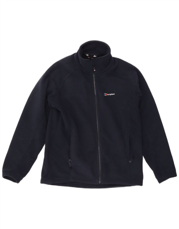 Berghaus muška jakna od flisa s podstavom UK 40 veliki tamnoplavi poliester