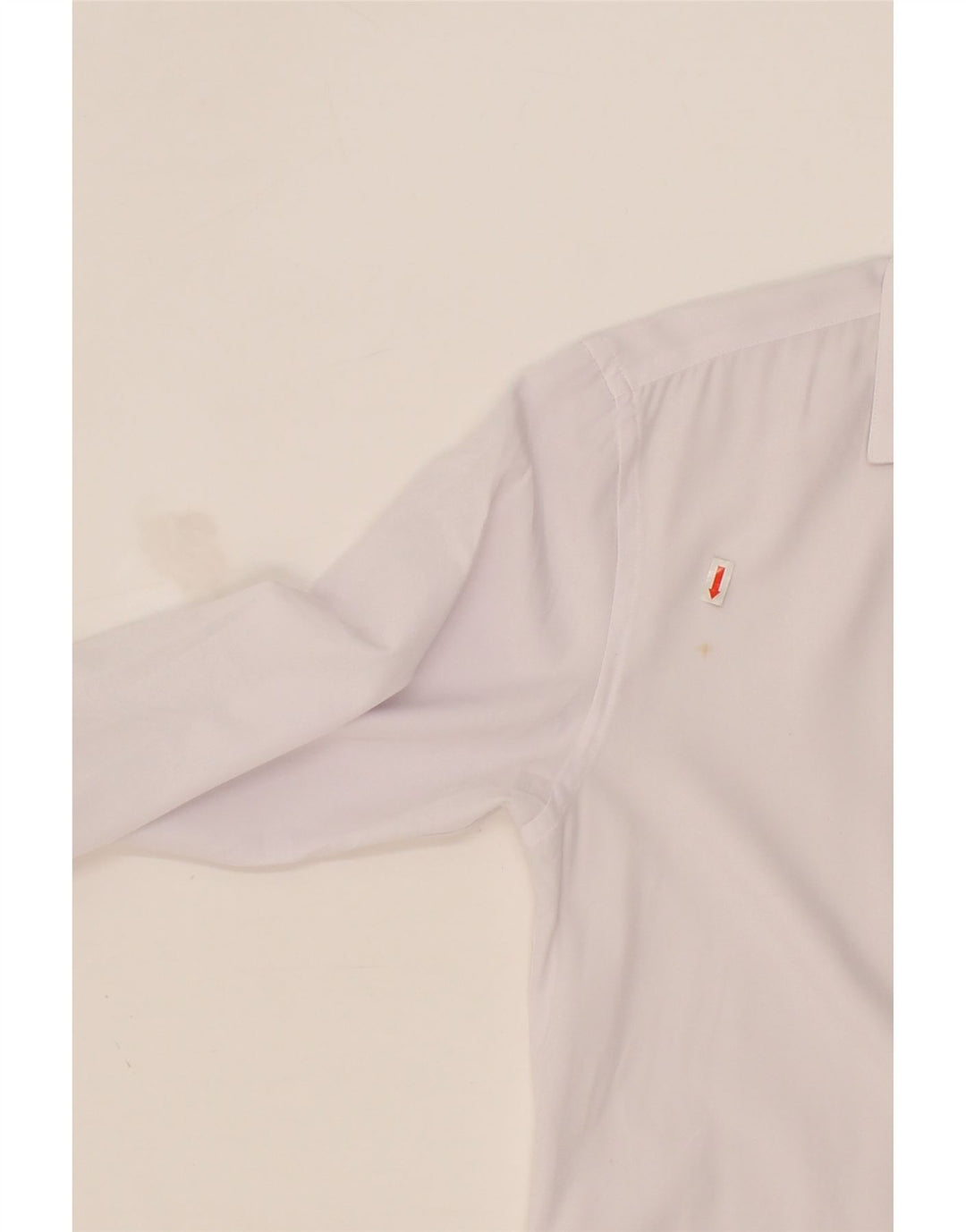 NAUTICA Mens Slim Fit Shirt Size 14 1/2 Small White Polyester Vintage Nautica and Second-Hand Nautica from Messina Hembry 