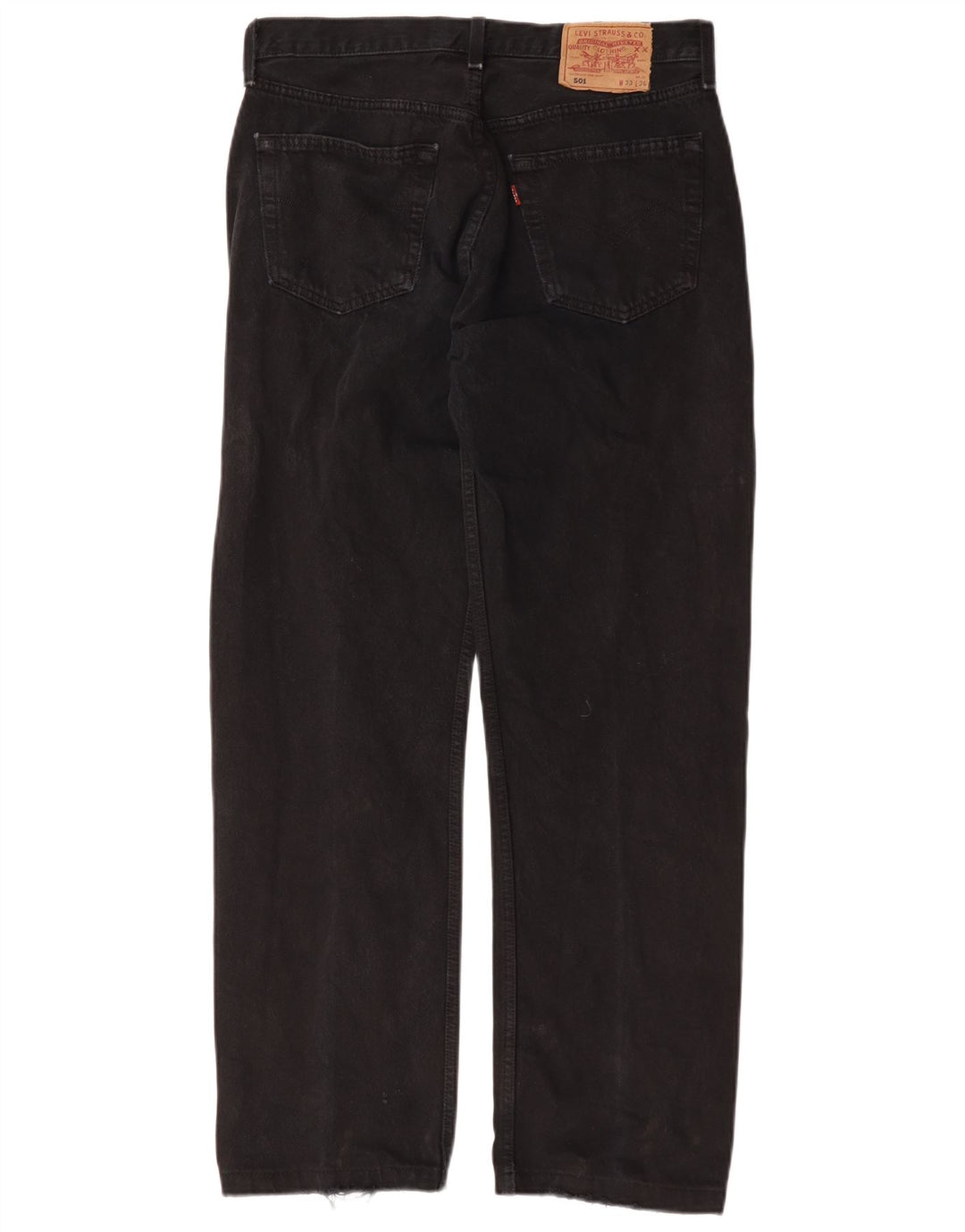 Levi's ženske 501 W32 L29 crni pamuk