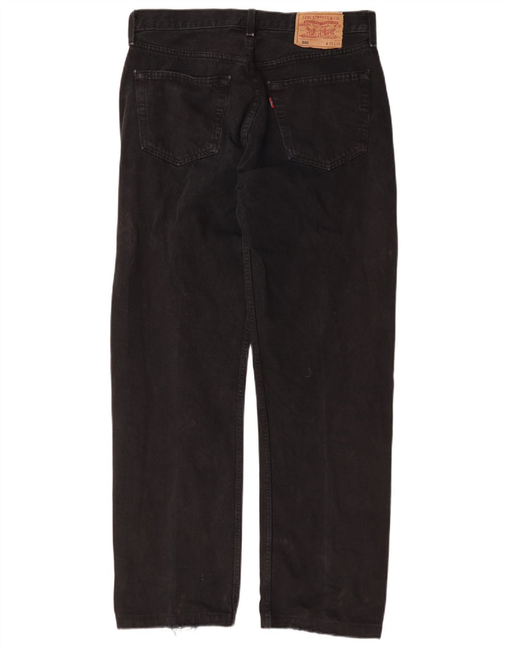 Levi's ženske 501 W32 L29 crni pamuk
