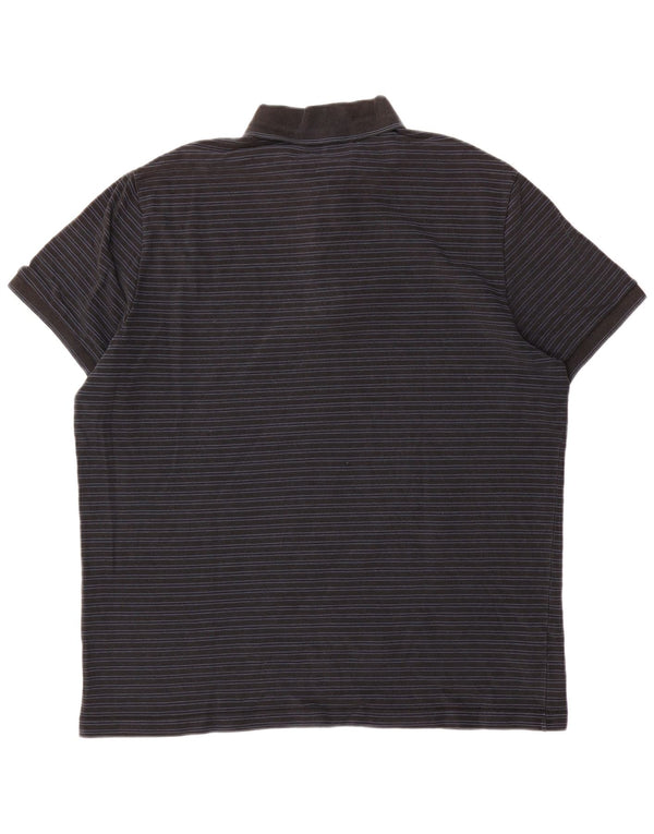 Lacoste muška polo majica standardnog kroja, veličina 7 2XL, pamuk s crnim prugama