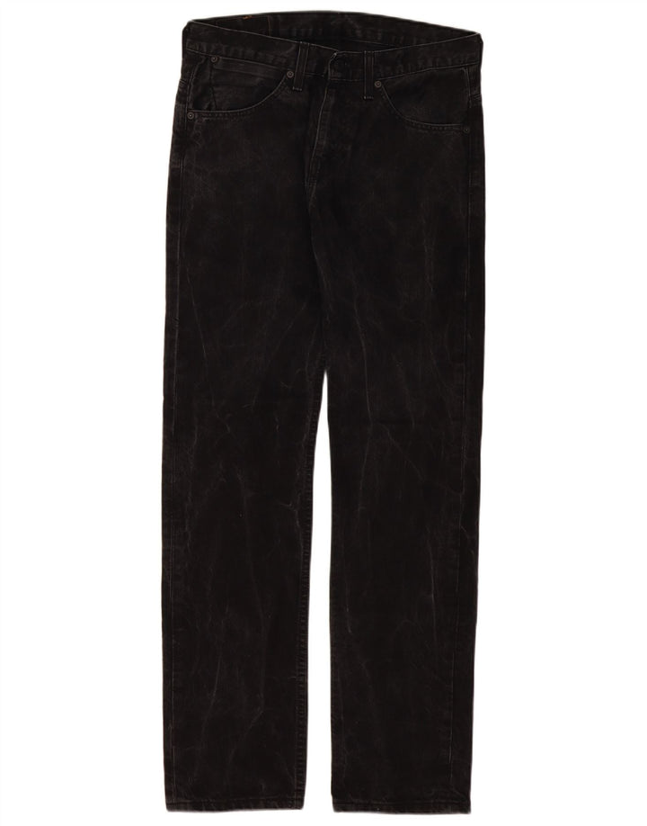Levi's muške 504 ravne traperice W30 L32 crni pamuk