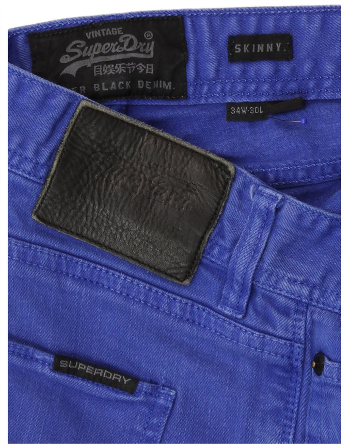 Superdry muške uske traperice W34 L30 Plave