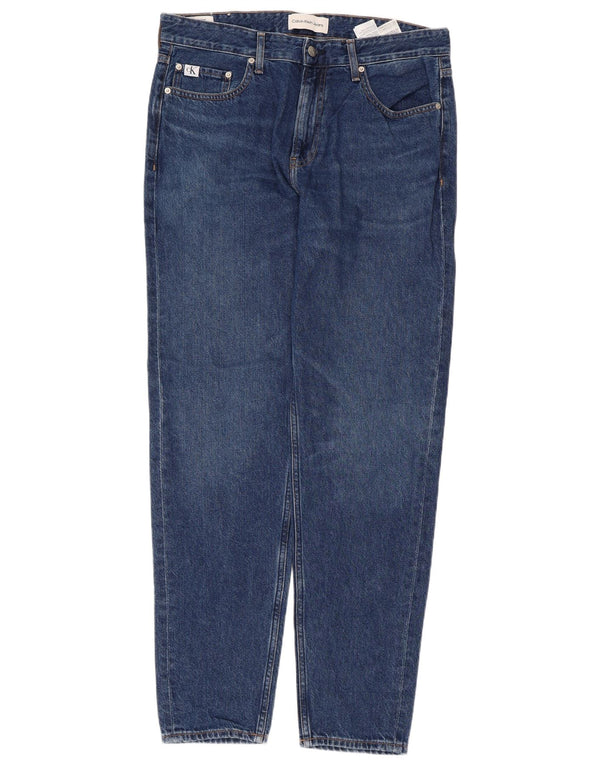 Calvin Klein muške sužene traperice W32 L32 plavi pamuk