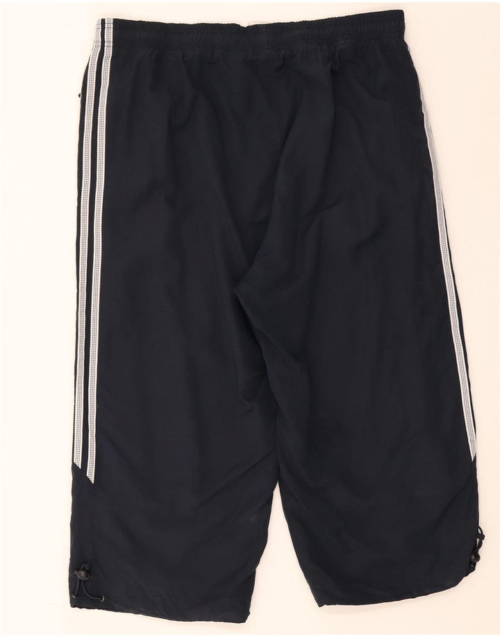 Adidas muške kapri trenirke velike tamnoplave poliesterske hlače