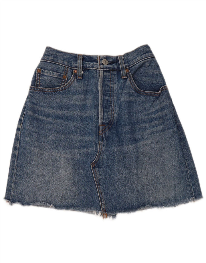 LEVI'S ženska mini traper suknja W28 srednje plava