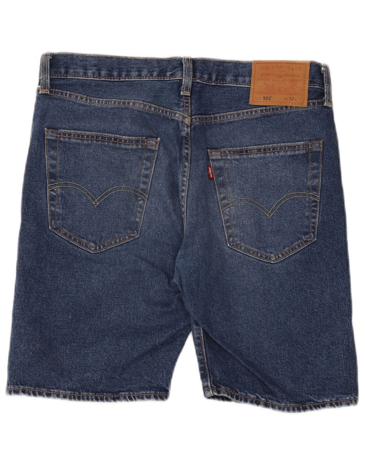 Levi's muške 501 traper kratke hlače W32 srednje plavi pamuk
