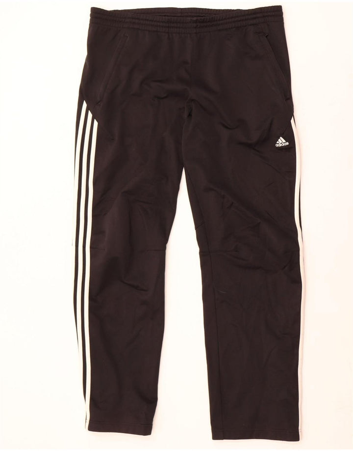 Adidas muške hlače za trenirku velike crne poliesterske