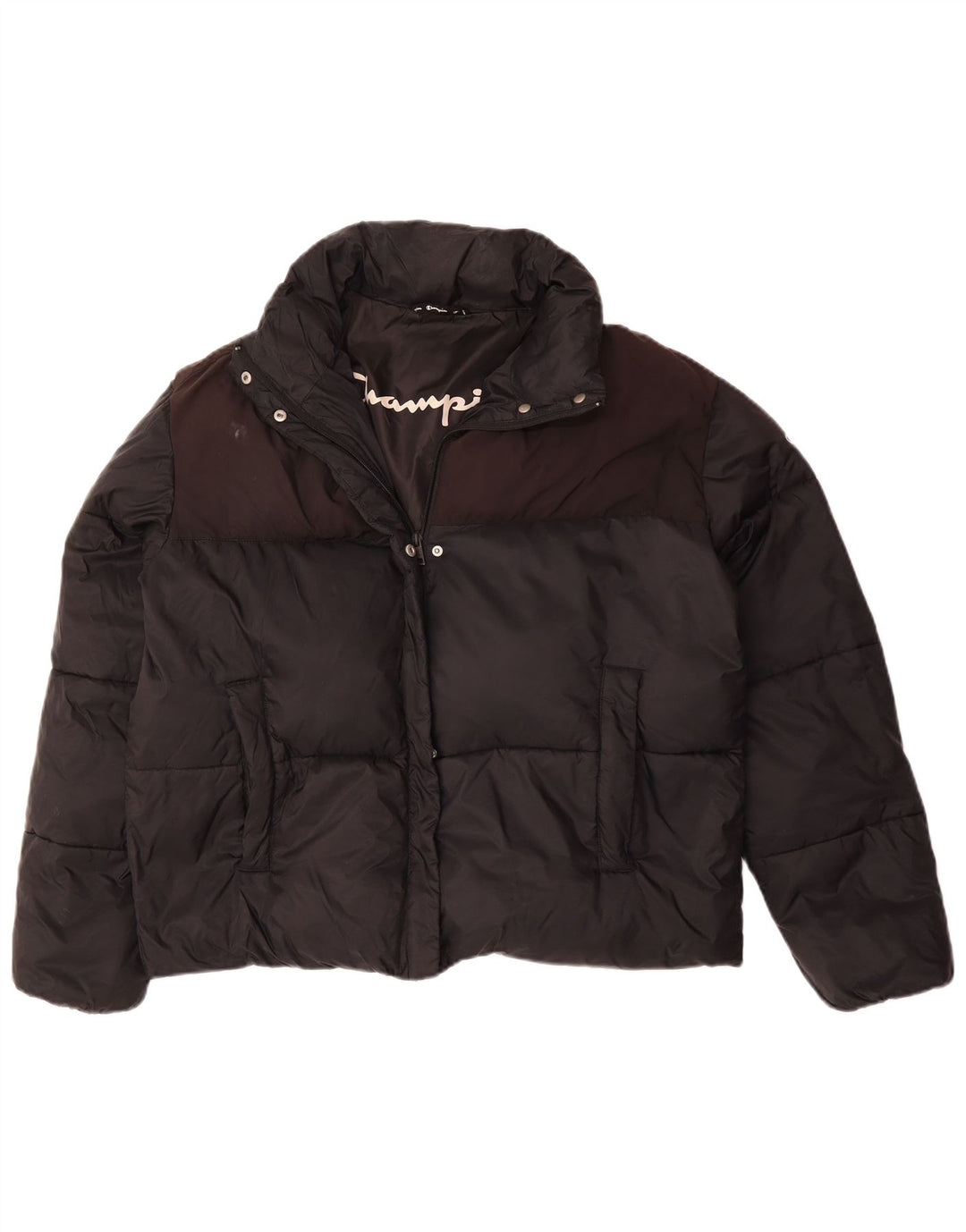 CHAMPION Ženska široka podstavljena jakna UK 18 XL crne boje