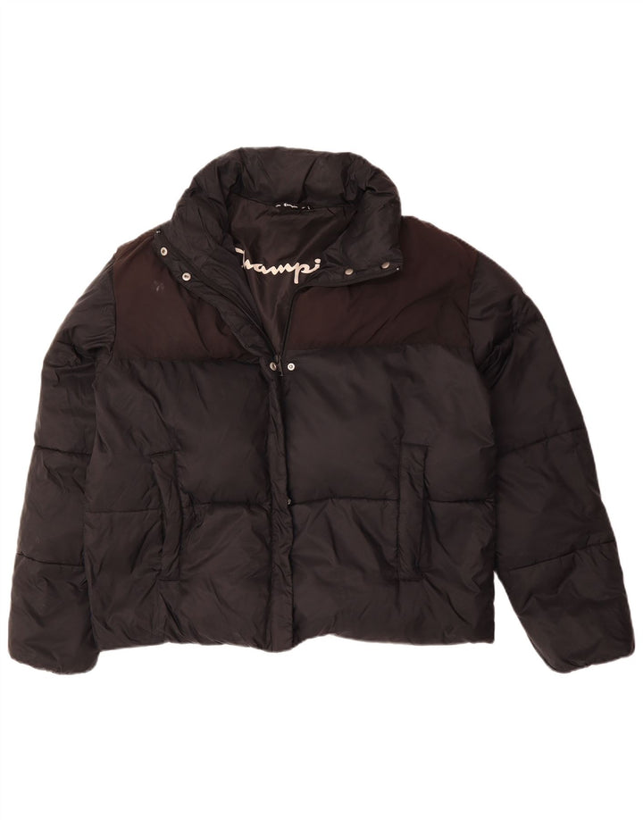 CHAMPION Ženska široka podstavljena jakna UK 18 XL crne boje