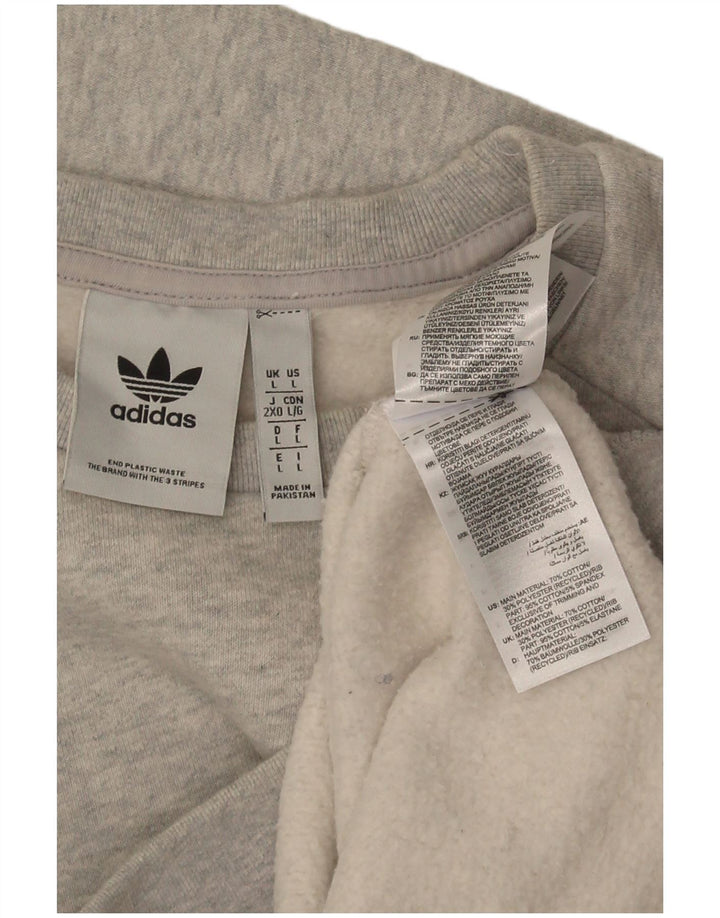 Adidas muška dukserica Veliki sivi flekasti pamuk