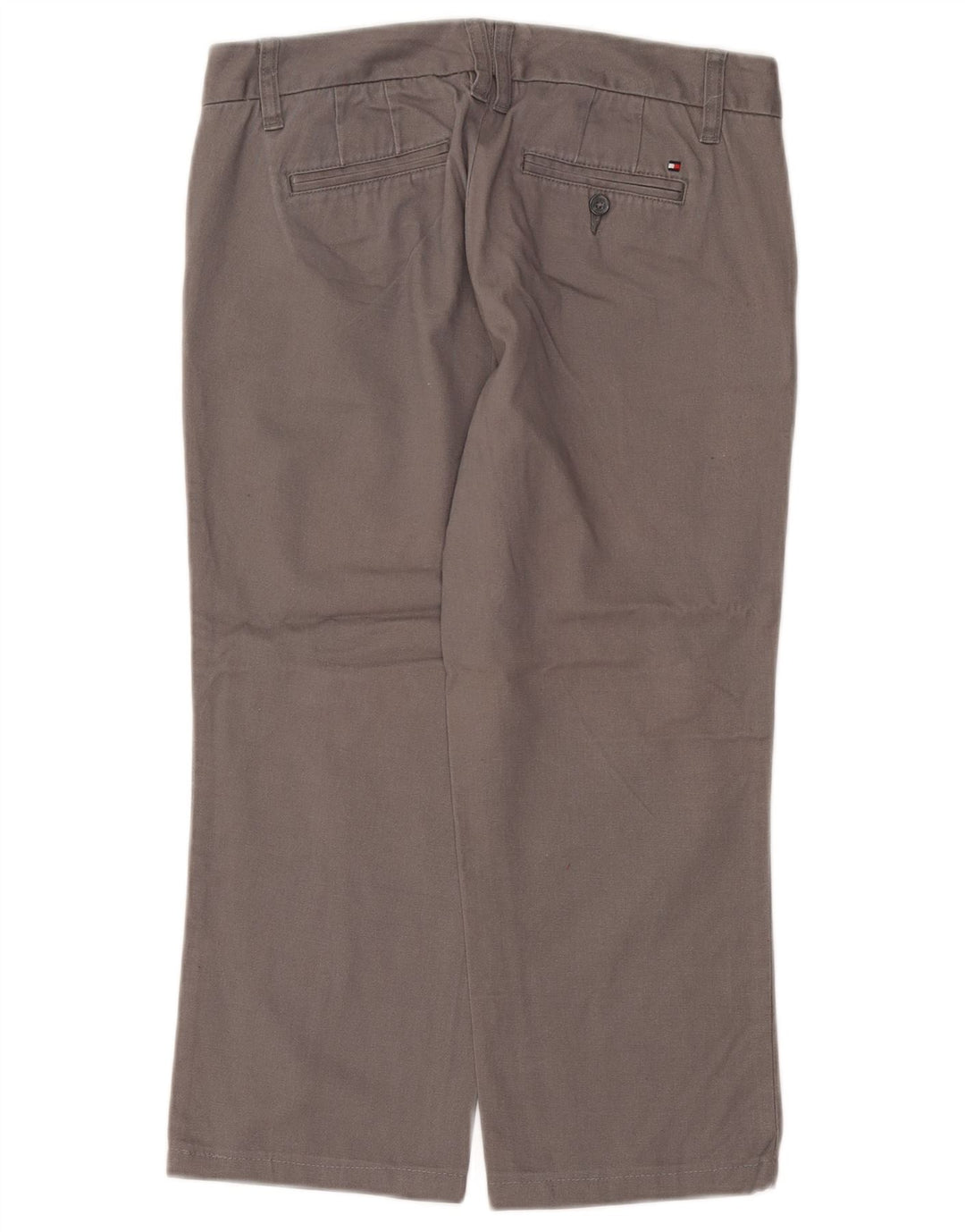 TOMMY HILFIGER Ženske ravne skraćene hlače US 4 male W25 L22 sive