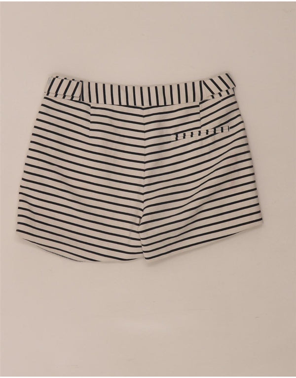 Zara ženske kratke kratke hlače Regular Casual XS W28 bijele pruge