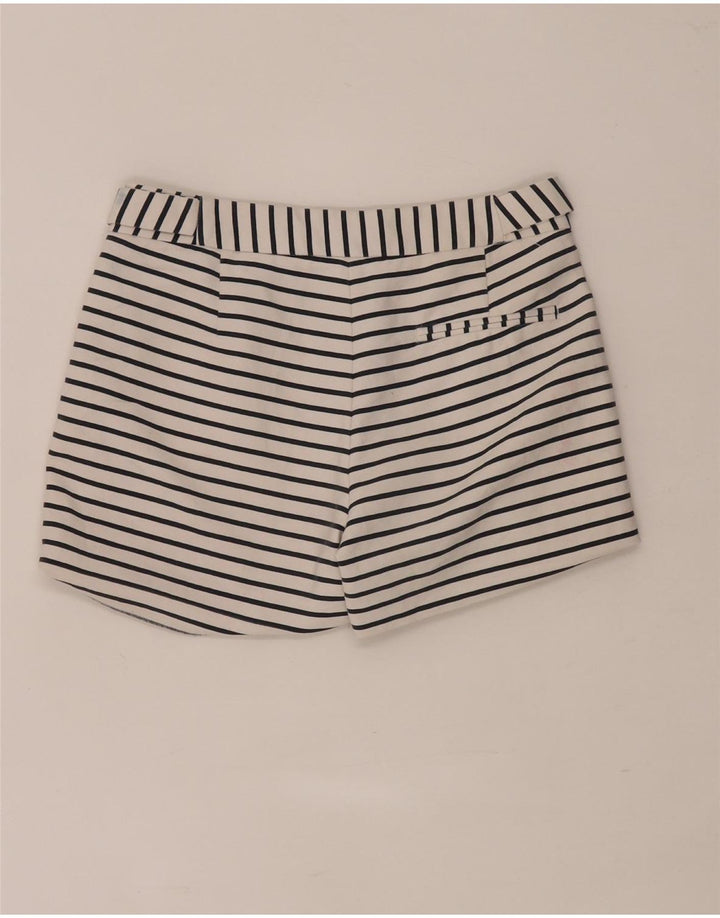 Zara ženske kratke kratke hlače Regular Casual XS W28 bijele pruge
