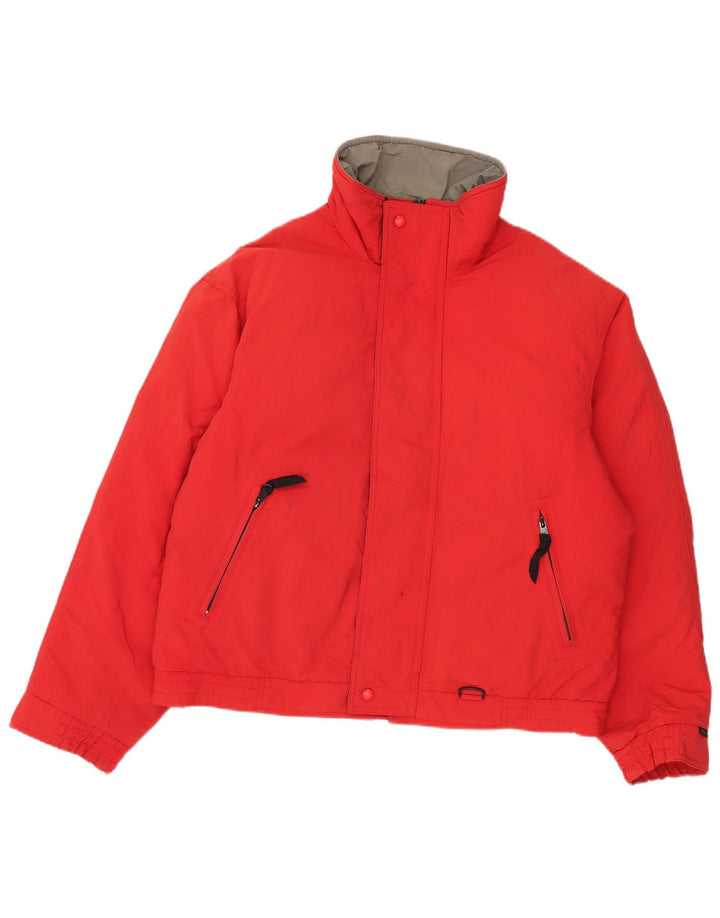 Eddie Bauer muška podstavljena jakna UK 42 XL crveni pamuk