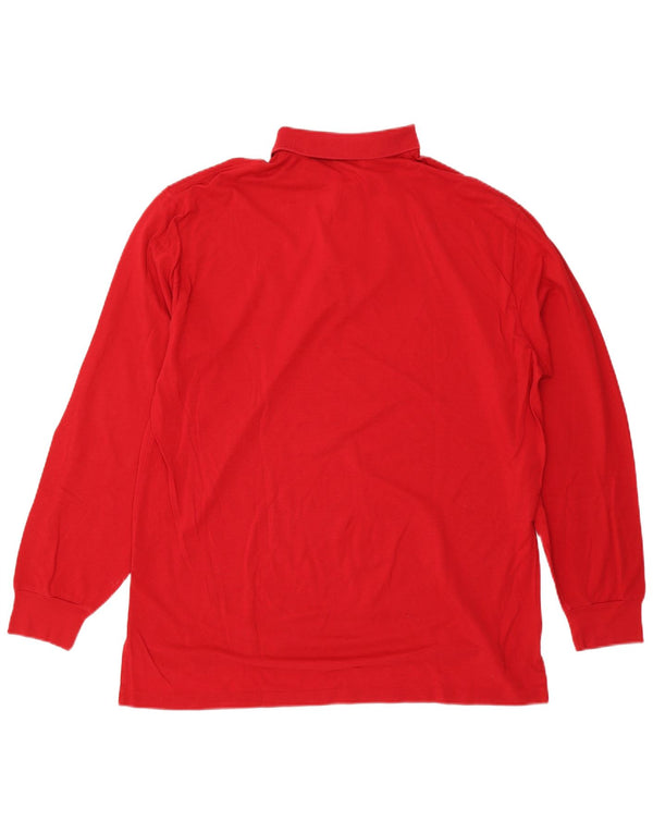 Polo Ralph Lauren muška polo majica dugih rukava XL crvena pamuk