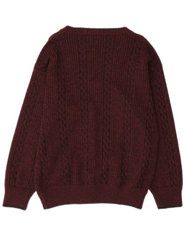 Rinaldi ženski kardigan pulover UK 14 Velika kestenjasta vuna