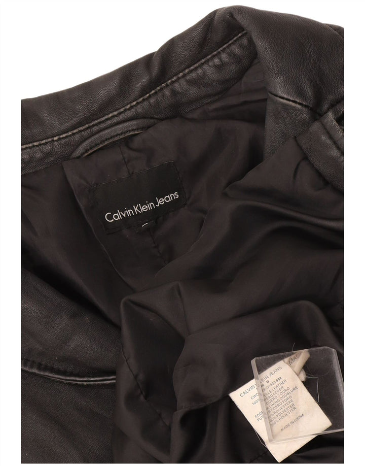 Calvin Klein ženski sako sa 1 gumbom UK 12 srednje crne klasične