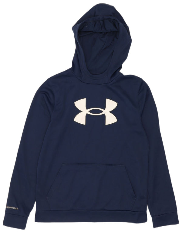 Under Armour Boys široka majica s kapuljačom 11-12 godina, velika tamnoplava