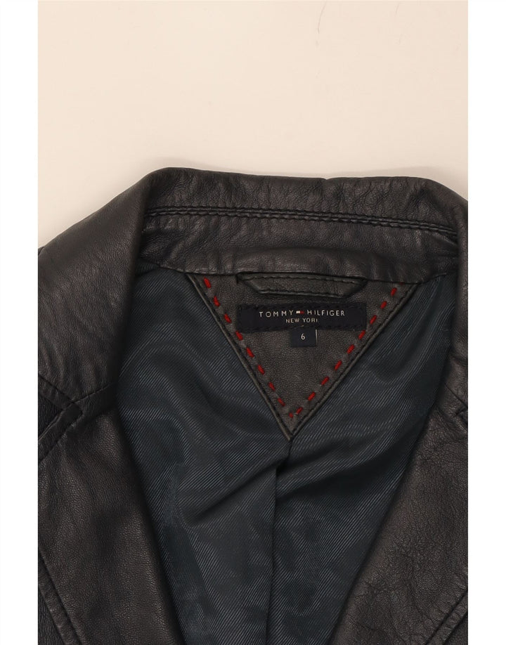 TOMMY HILFIGER Womens 2 Button Blazer Jacket US 6 Medium Navy Blue Vintage Tommy Hilfiger and Second-Hand Tommy Hilfiger from Messina Hembry 