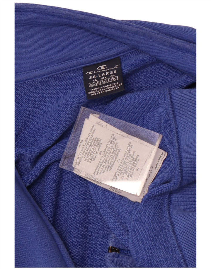 Gornja jakna muške trenirke 3XL plavi pamuk