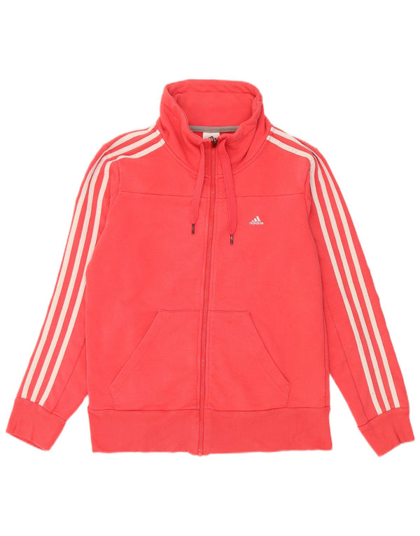 Adidas ženska trenirka Climalite gornja jakna UK 12/14 srednje crvena