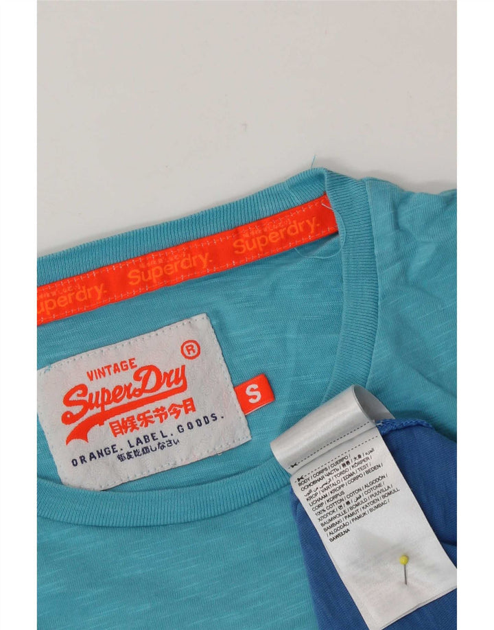 Superdry muška majica kratkih rukava, mala plava kravata, pamuk