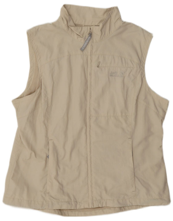 Ženska jakna Jack Wolfskin Utility UK 22/24 3XL bež poliamid