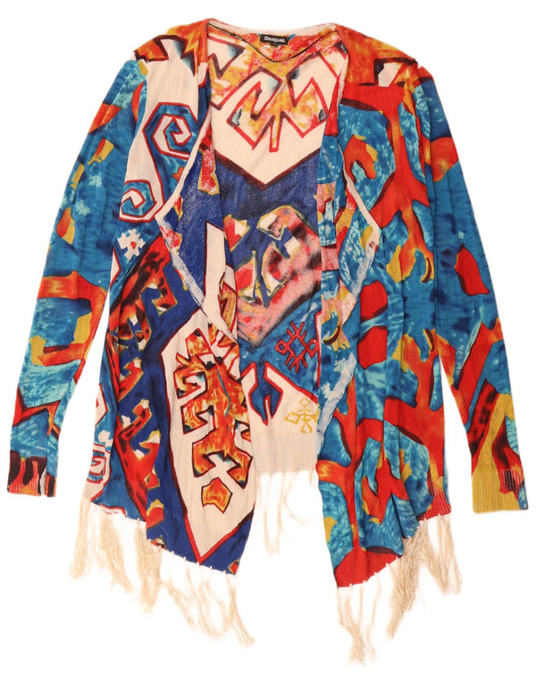 Desigual ženski dugi kardigan pulover UK 10 Small Multicolored