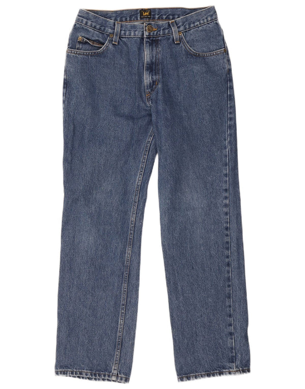 Lee Mens Brooklyn Comfort Straight Jeans W32 L30 Plavi pamuk