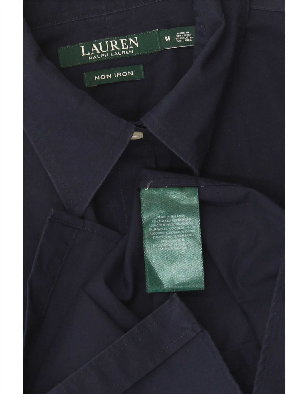 Ženska košulja Ralph Lauren UK 14 srednje tamnoplavi pamuk