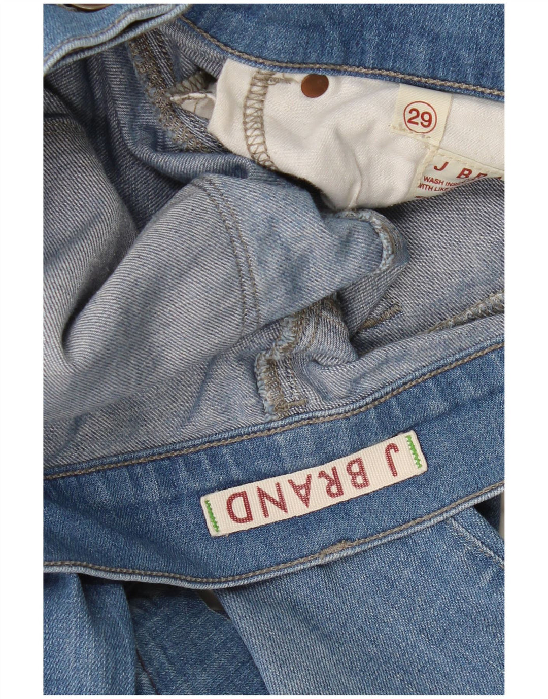 J BRAND Ženske lepršave traperice W29 L35 Plavi pamuk