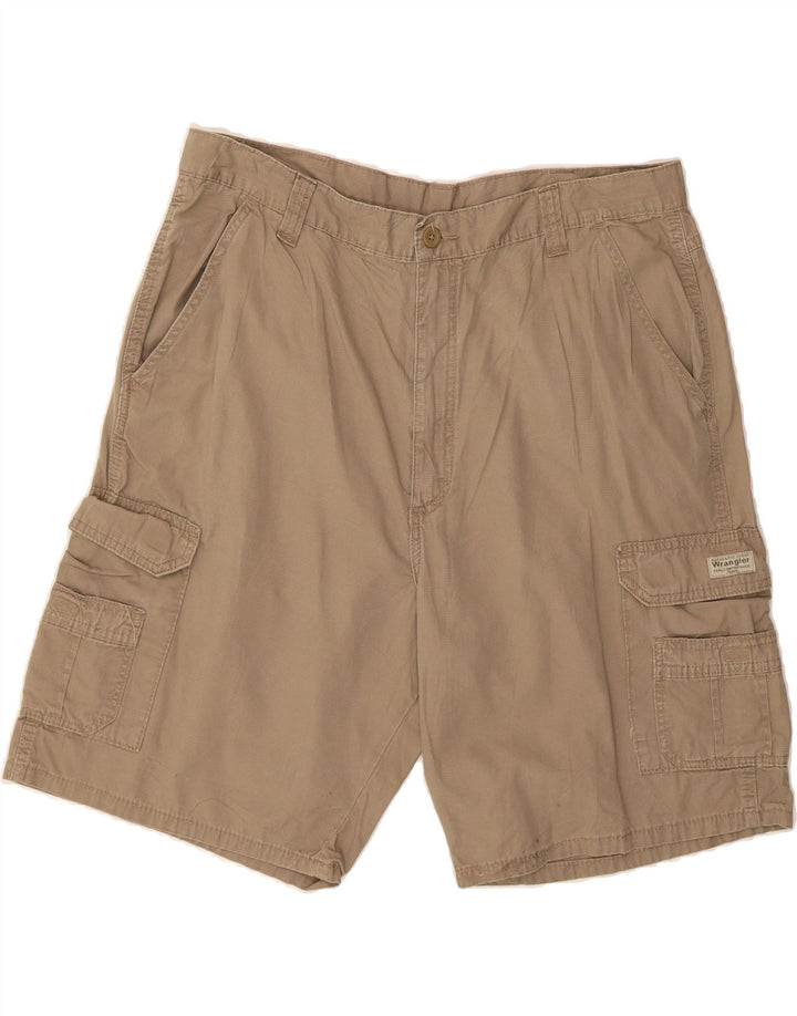 WRANGLER Mens Cargo Shorts W38 XL Beige Cotton Vintage Wrangler and Second-Hand Wrangler from Messina Hembry 