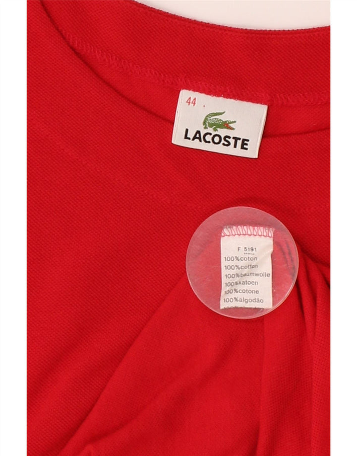 LACOSTE Ženska majica kratkih rukava, velika veličina 44, crvena