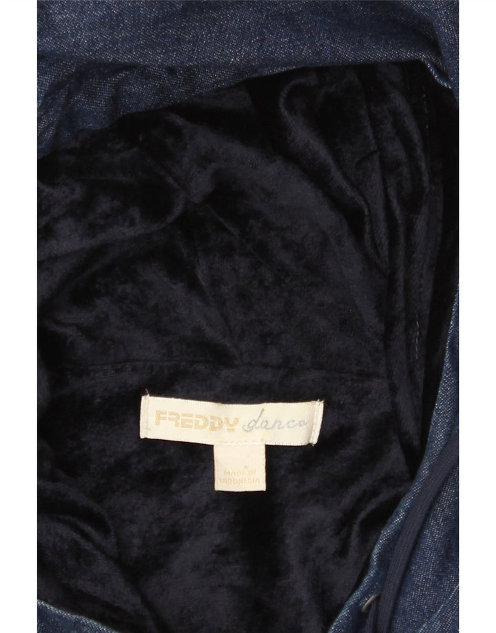 FREDDY ženska traper jakna s kapuljačom UK 14 Srednje tamnoplava