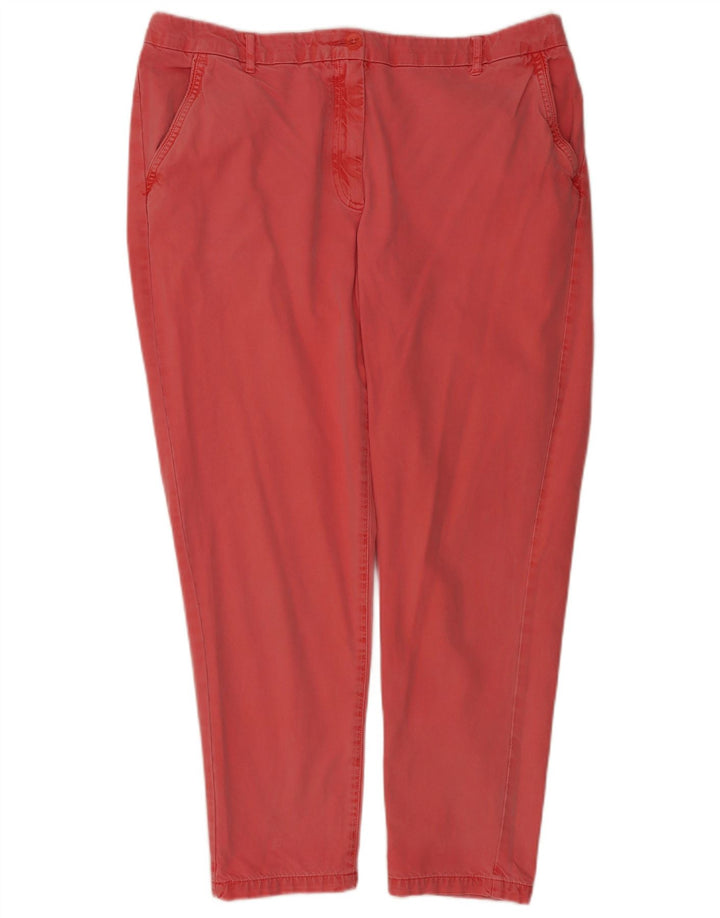 Marks & Spencer ženske uske chino hlače W36 L29 crvene
