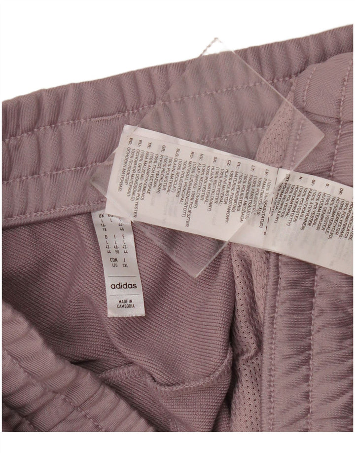 ADIDAS Ženska trenirka Hlače Joggers UK 16/18 Veliki ljubičasti poliester