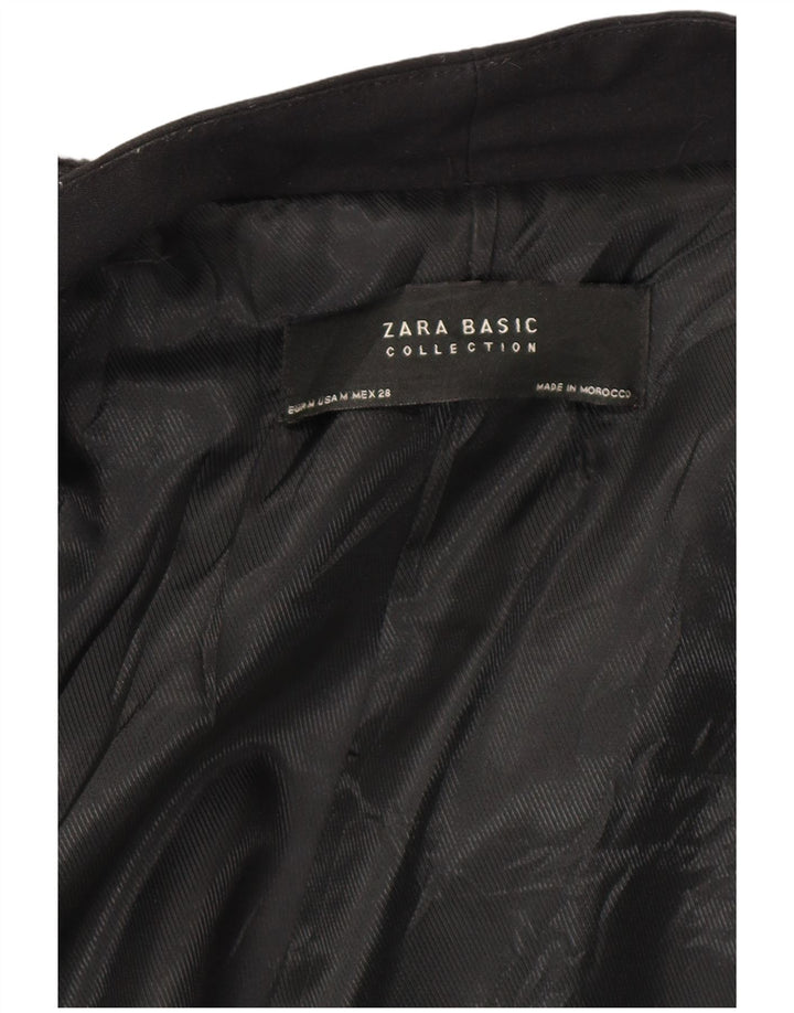 Zara ženski otvoreni kaput UK 14 srednji crni karirani