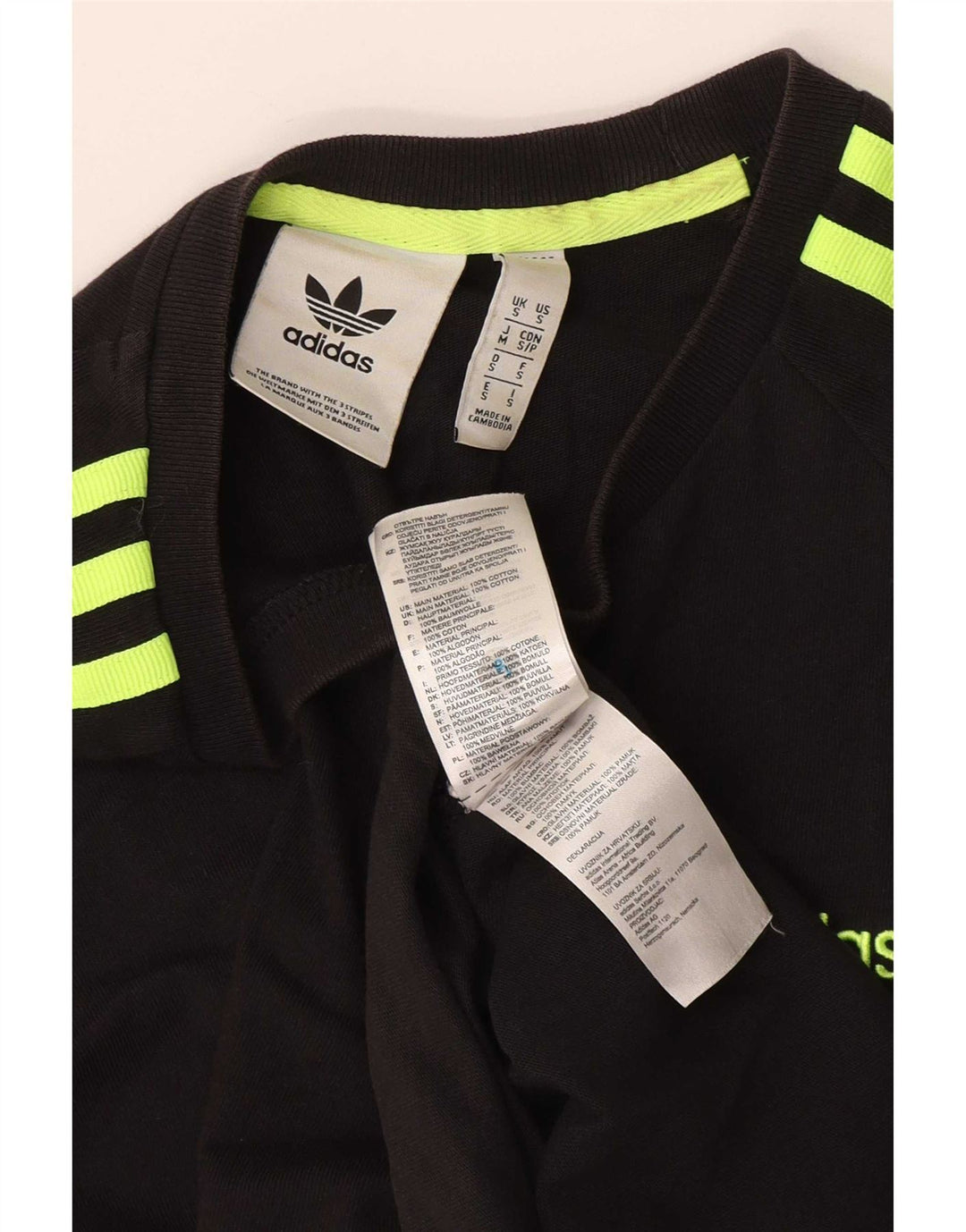 Adidas muška majica kratkih rukava Mala crna pamučna majica